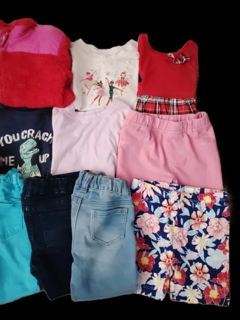 HUGE LOT OF CLOTHES TOPS JEANS LEGGINGS JACKET OUTFITS DISNEY GAP~GIRLS SIZE 3T